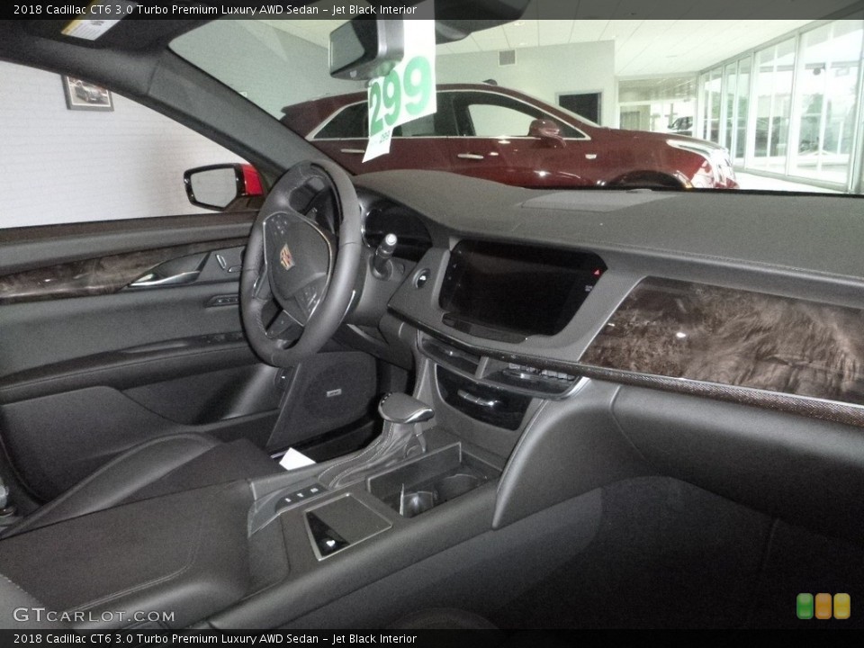 Jet Black Interior Dashboard for the 2018 Cadillac CT6 3.0 Turbo Premium Luxury AWD Sedan #128120719