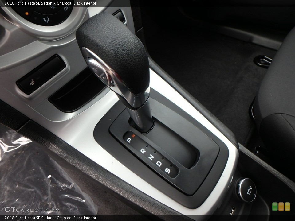 Charcoal Black Interior Transmission for the 2018 Ford Fiesta SE Sedan #128136328