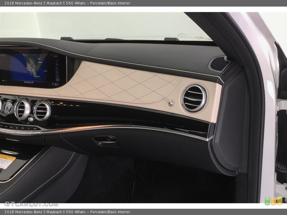 Porcelain/Black Interior Dashboard for the 2018 Mercedes-Benz S Maybach S 560 4Matic #128139247