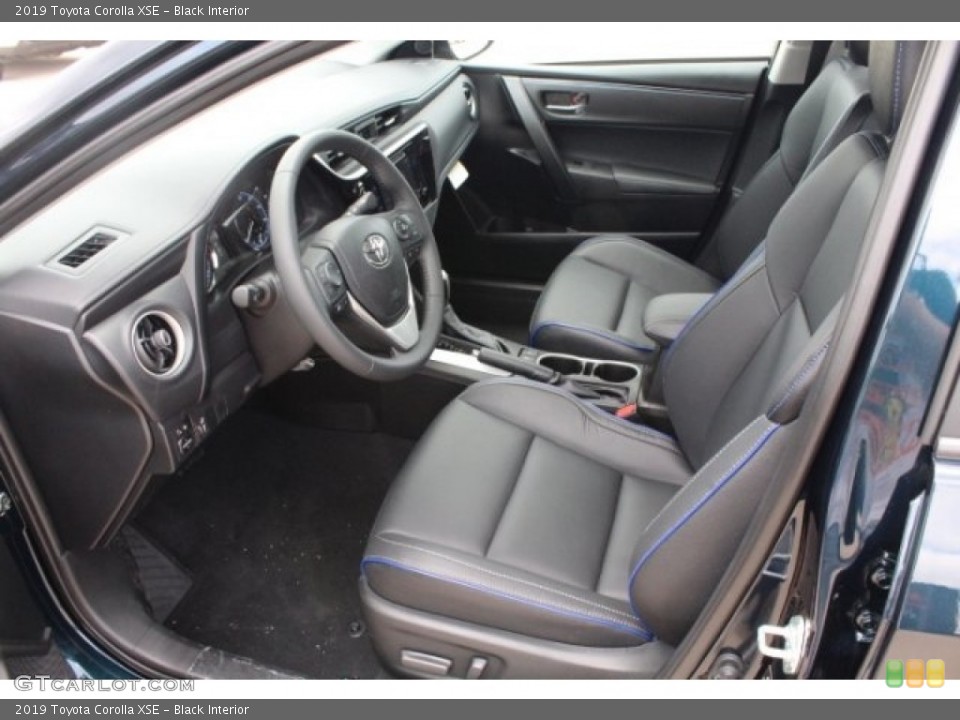 Black Interior Front Seat for the 2019 Toyota Corolla XSE #128150222