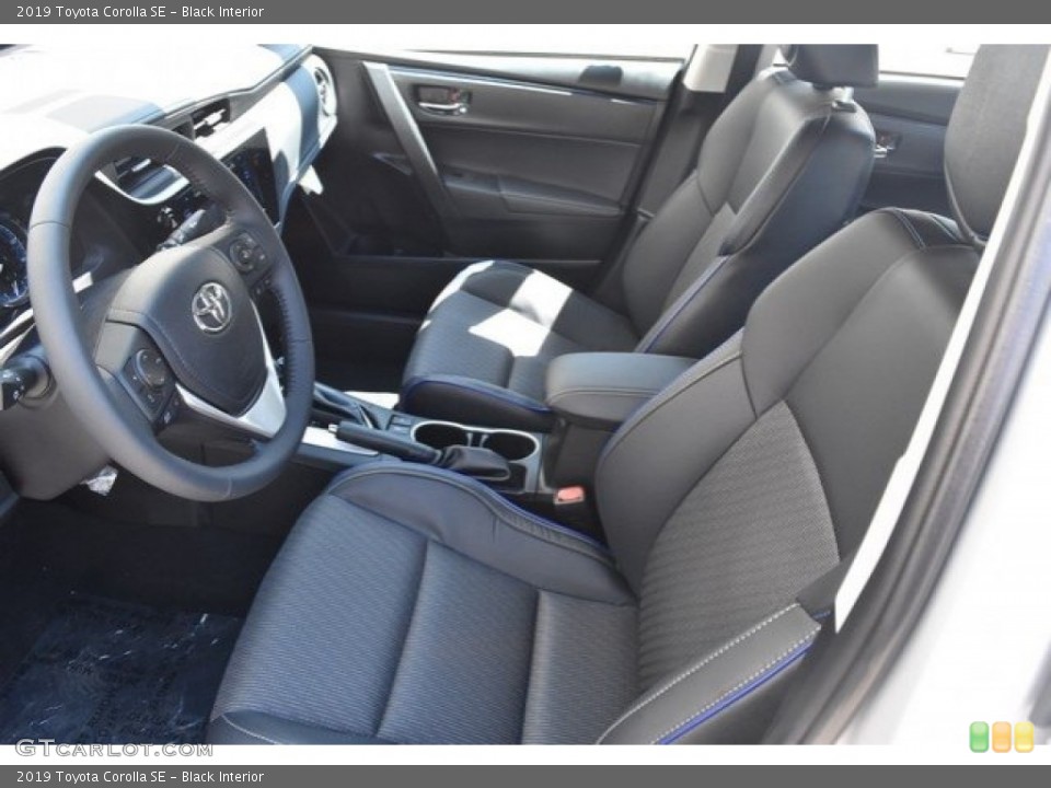 Black Interior Front Seat for the 2019 Toyota Corolla SE #128158343