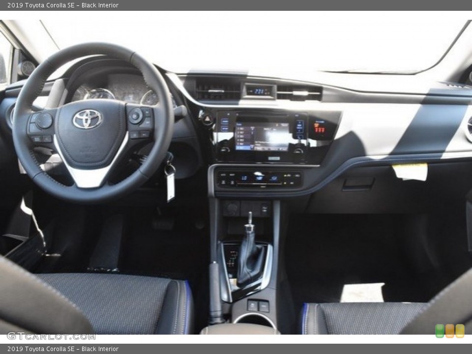 Black Interior Dashboard for the 2019 Toyota Corolla SE #128158377