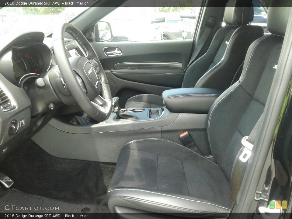 Black Interior Front Seat for the 2018 Dodge Durango SRT AWD #128159079
