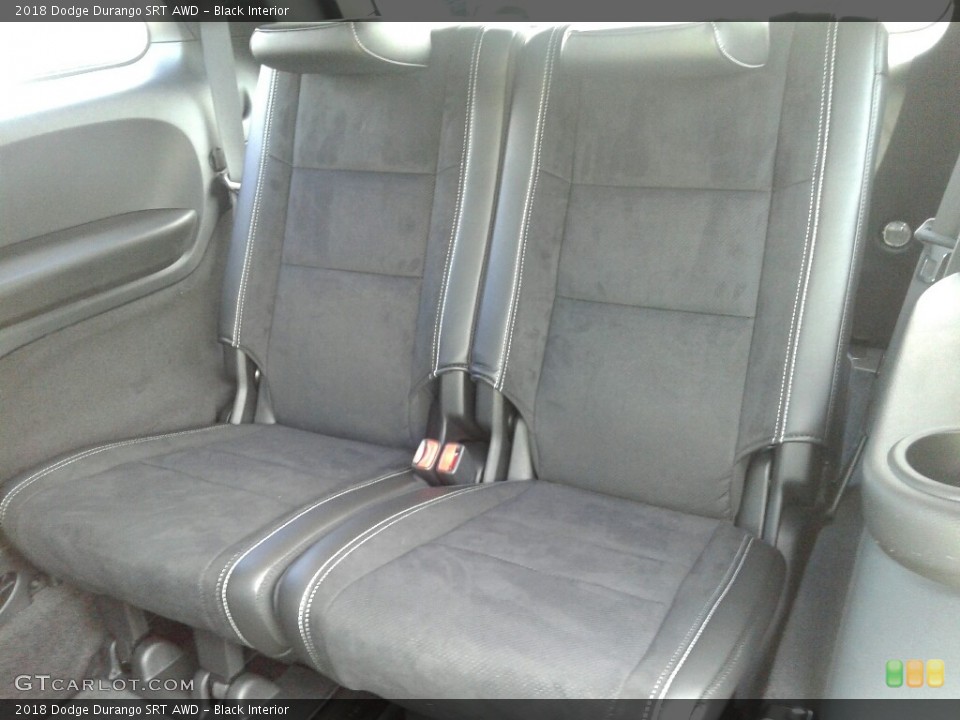 Black Interior Rear Seat for the 2018 Dodge Durango SRT AWD #128159136