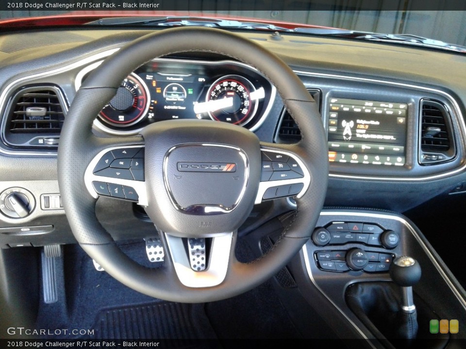 Black Interior Dashboard for the 2018 Dodge Challenger R/T Scat Pack #128159157