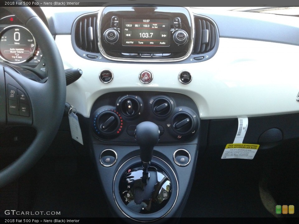 Nero (Black) Interior Dashboard for the 2018 Fiat 500 Pop #128163735