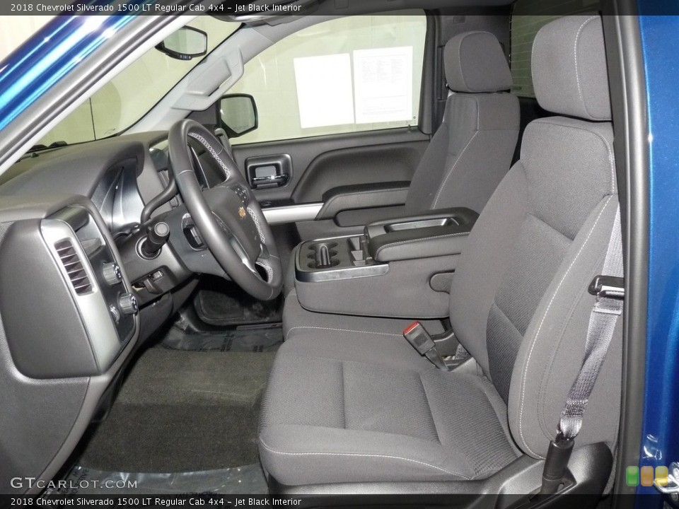 Jet Black Interior Photo for the 2018 Chevrolet Silverado 1500 LT Regular Cab 4x4 #128164920