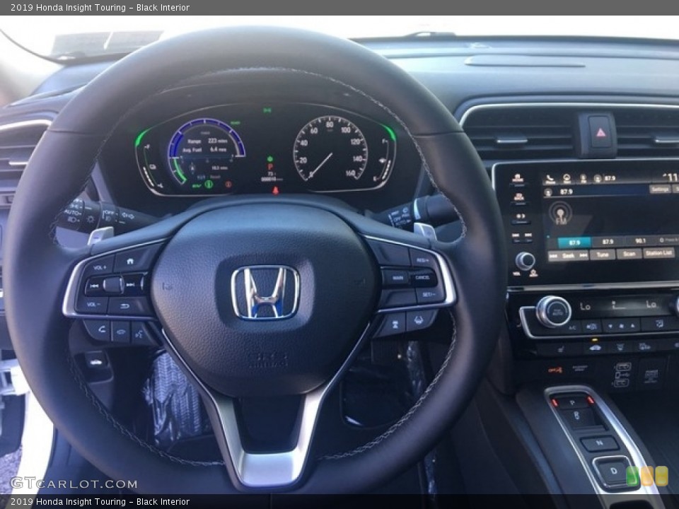 Black Interior Steering Wheel for the 2019 Honda Insight Touring #128167659