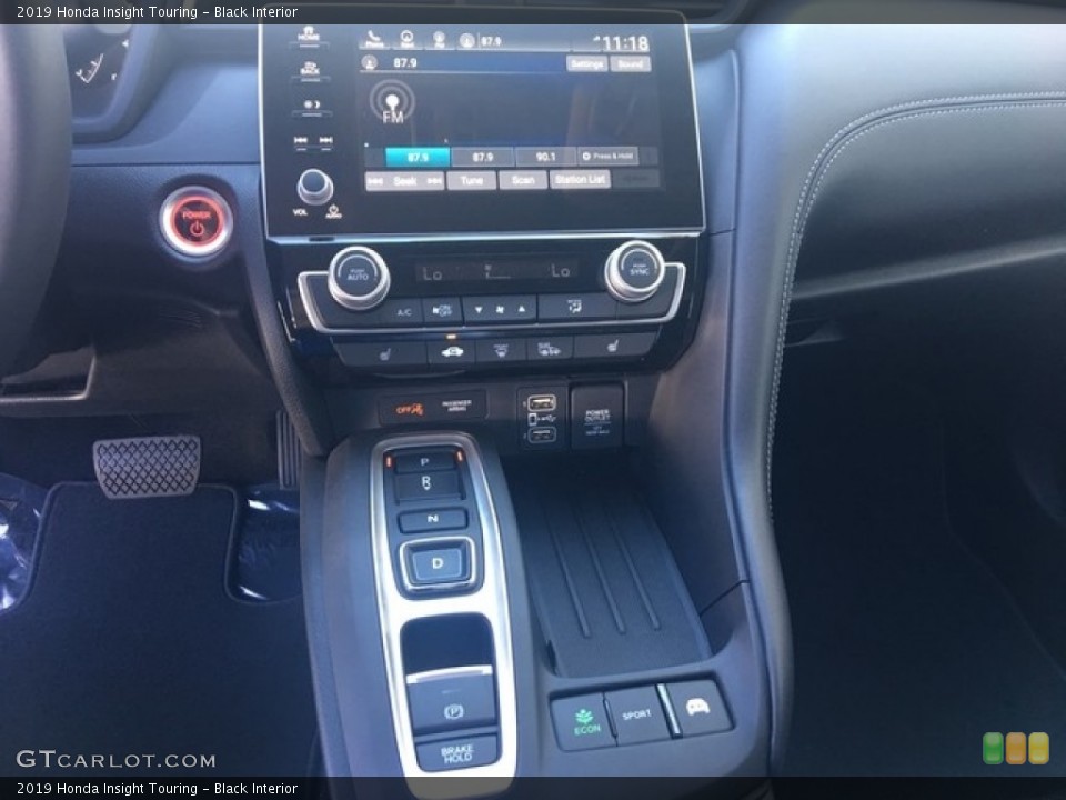 Black Interior Controls for the 2019 Honda Insight Touring #128167674