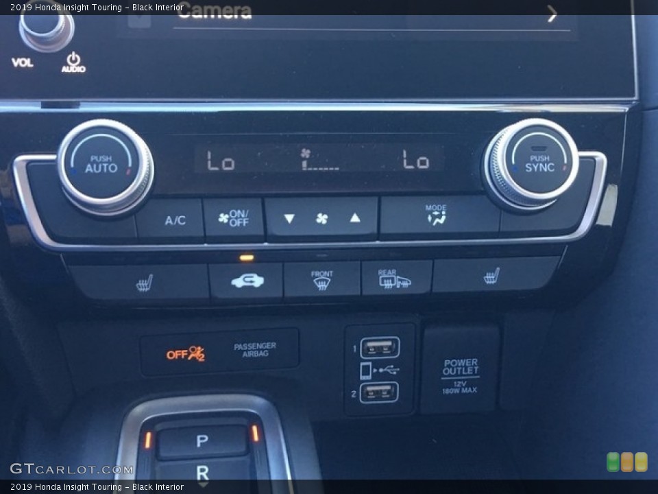 Black Interior Controls for the 2019 Honda Insight Touring #128167782
