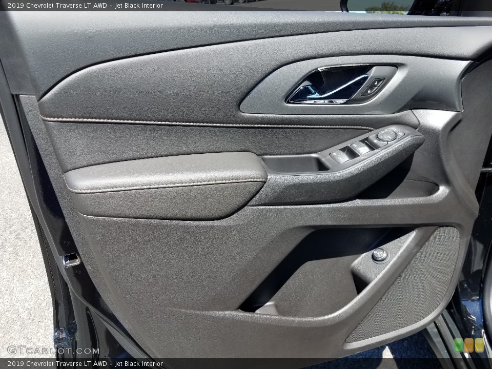 Jet Black Interior Door Panel for the 2019 Chevrolet Traverse LT AWD #128174989