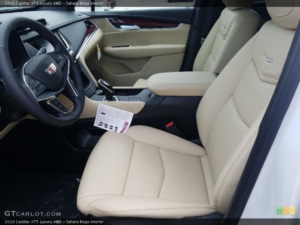 Sahara Beige Interior Front Seat for the 2019 Cadillac XT5 Luxury AWD #128179678