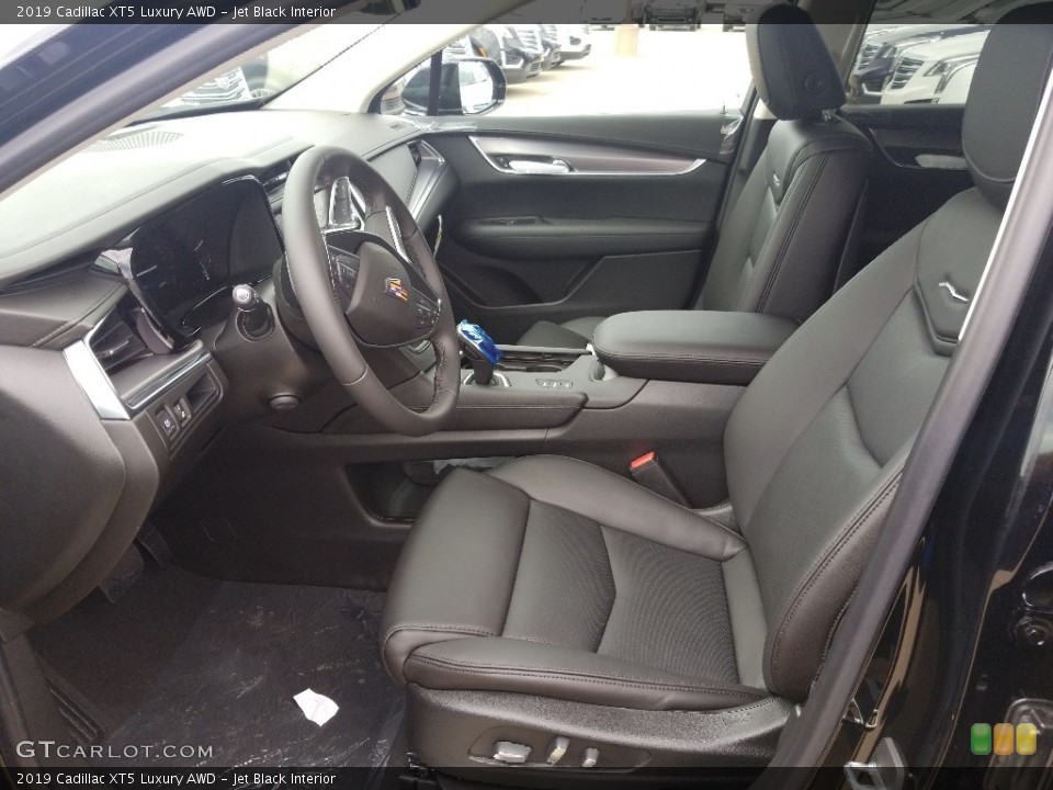 Jet Black Interior Front Seat for the 2019 Cadillac XT5 Luxury AWD #128179888