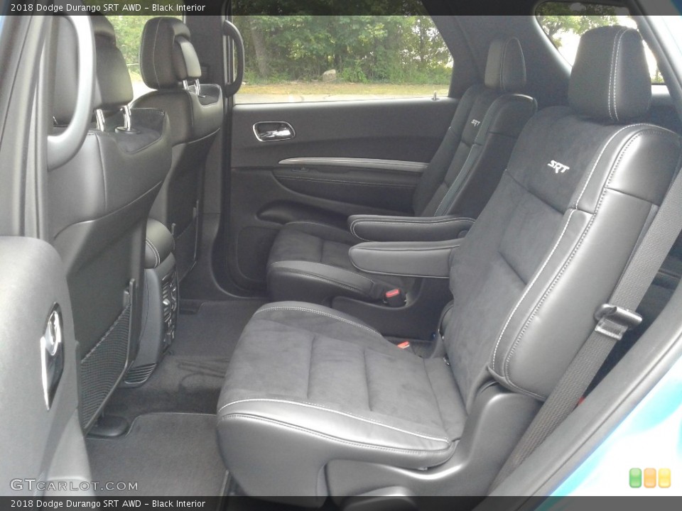 Black Interior Rear Seat for the 2018 Dodge Durango SRT AWD #128190796
