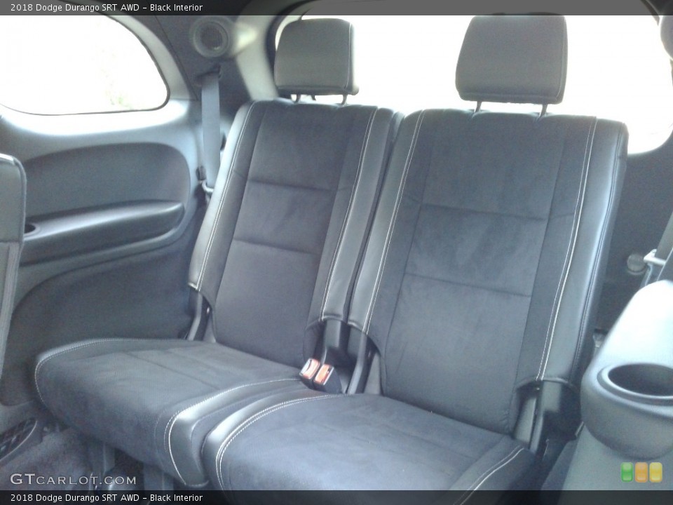 Black Interior Rear Seat for the 2018 Dodge Durango SRT AWD #128190823