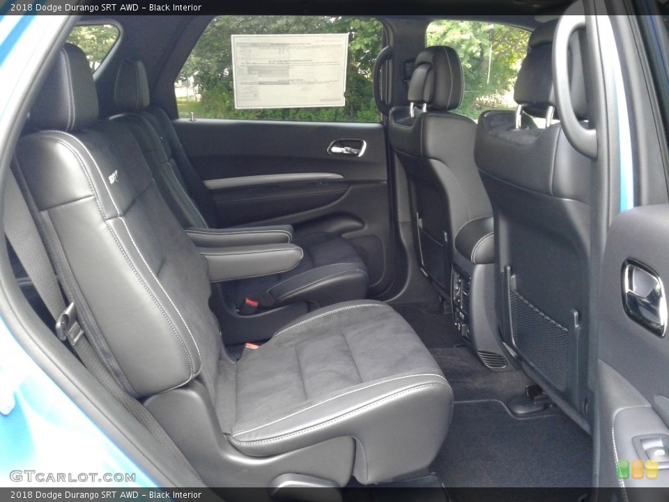 Black Interior Rear Seat for the 2018 Dodge Durango SRT AWD #128191024