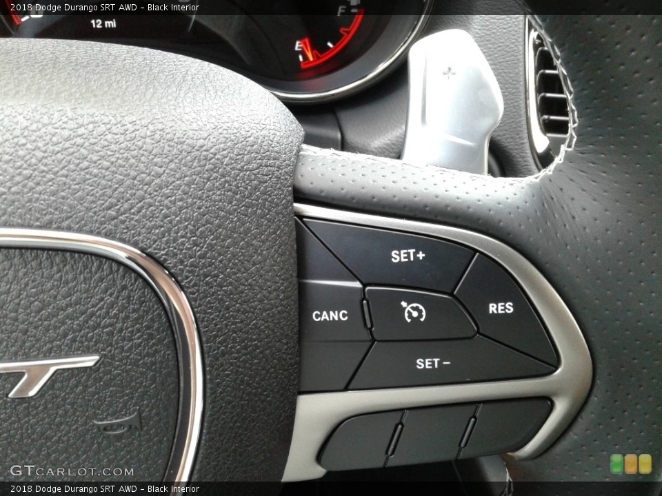 Black Interior Steering Wheel for the 2018 Dodge Durango SRT AWD #128191156