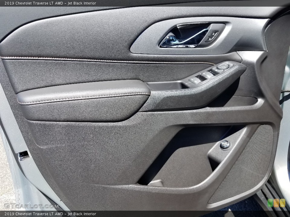 Jet Black Interior Door Panel for the 2019 Chevrolet Traverse LT AWD #128195809