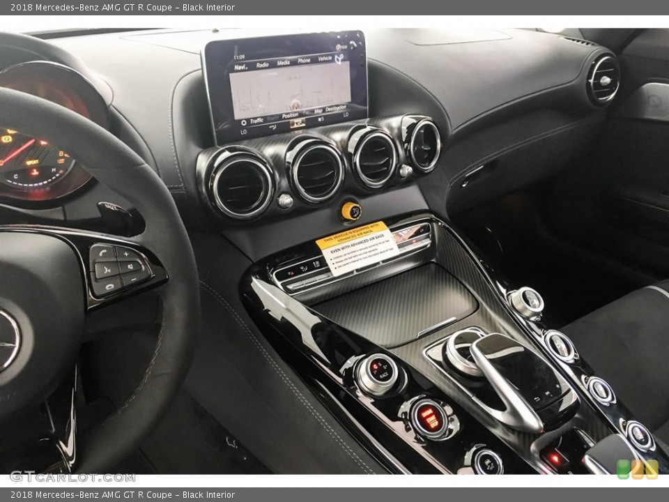 Black Interior Controls for the 2018 Mercedes-Benz AMG GT R Coupe #128198571