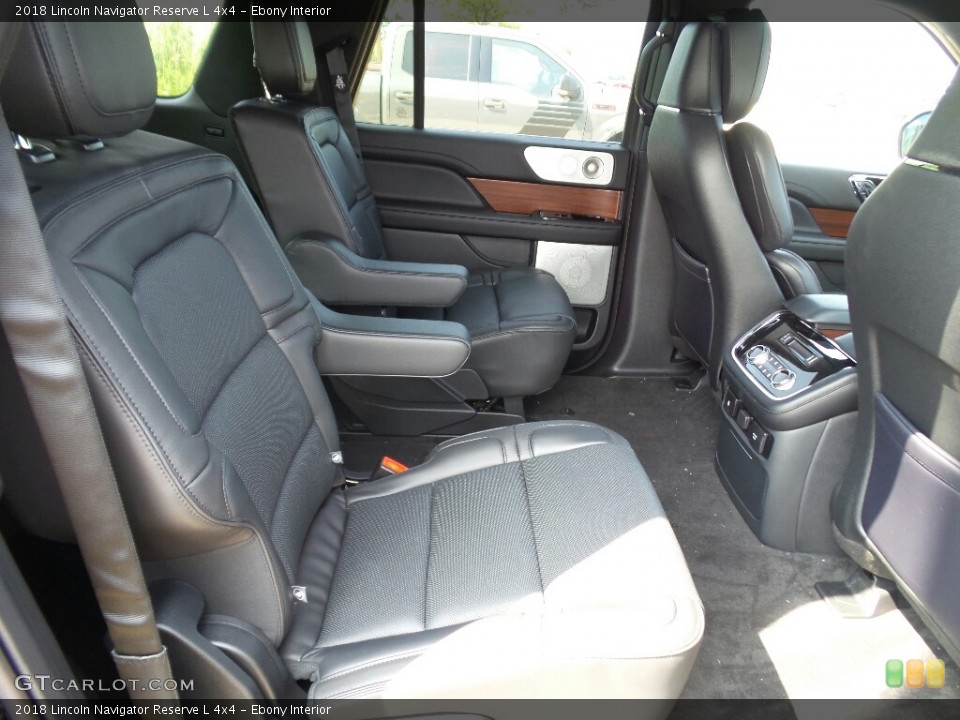 Ebony Interior Rear Seat for the 2018 Lincoln Navigator Reserve L 4x4 #128202372