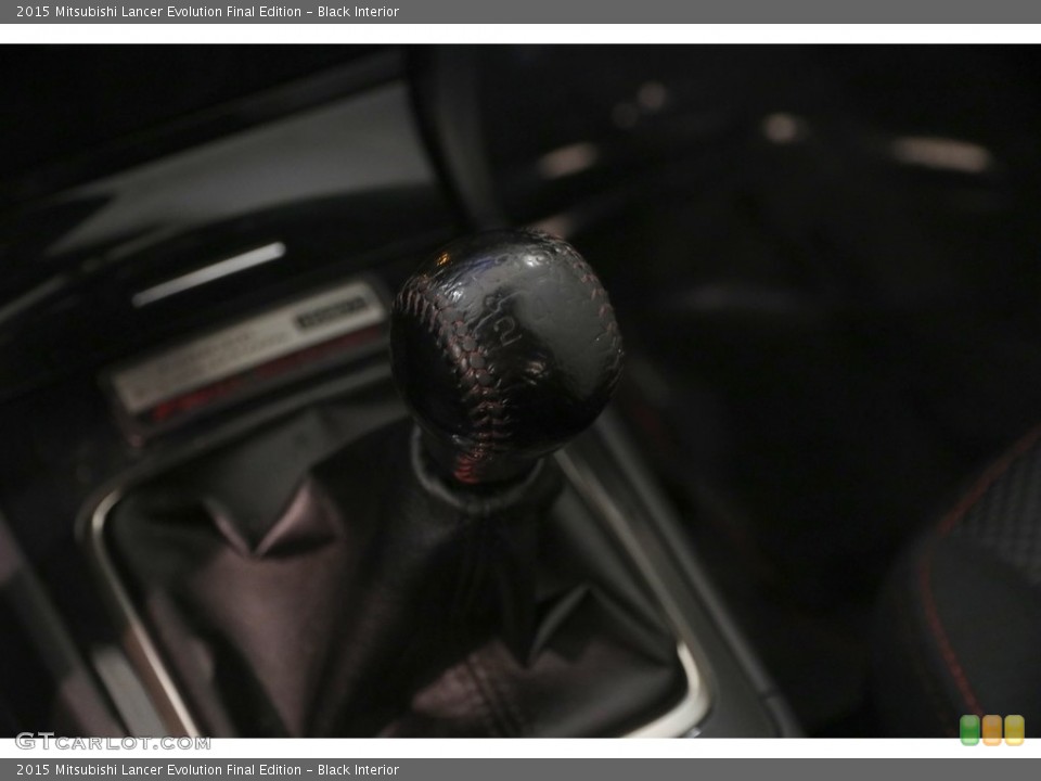 Black Interior Transmission for the 2015 Mitsubishi Lancer Evolution Final Edition #128210733