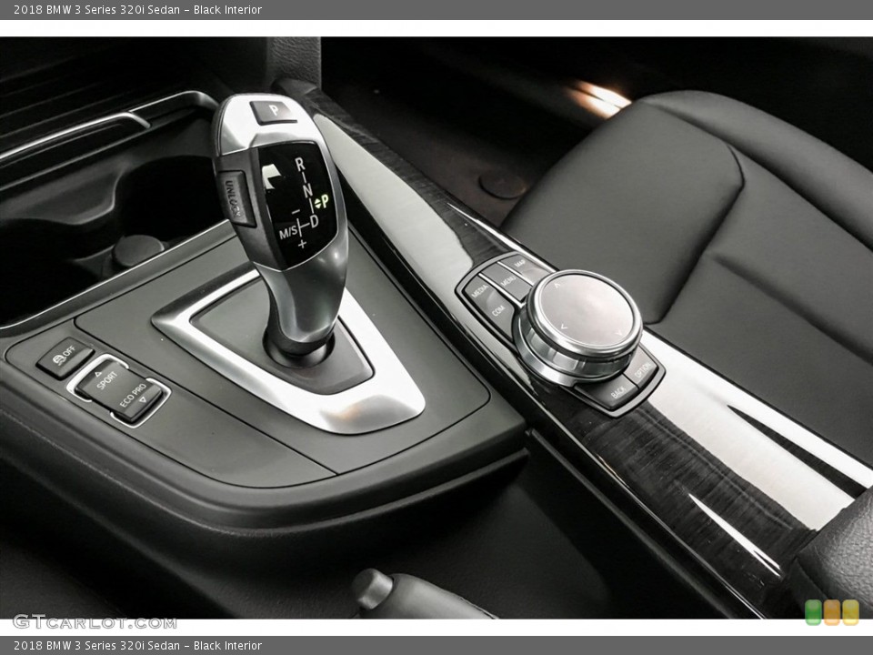 Black Interior Transmission for the 2018 BMW 3 Series 320i Sedan #128224307