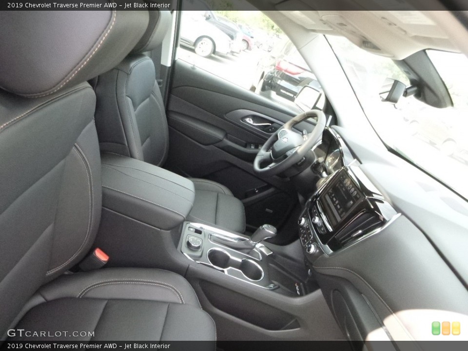 Jet Black Interior Photo for the 2019 Chevrolet Traverse Premier AWD #128228336