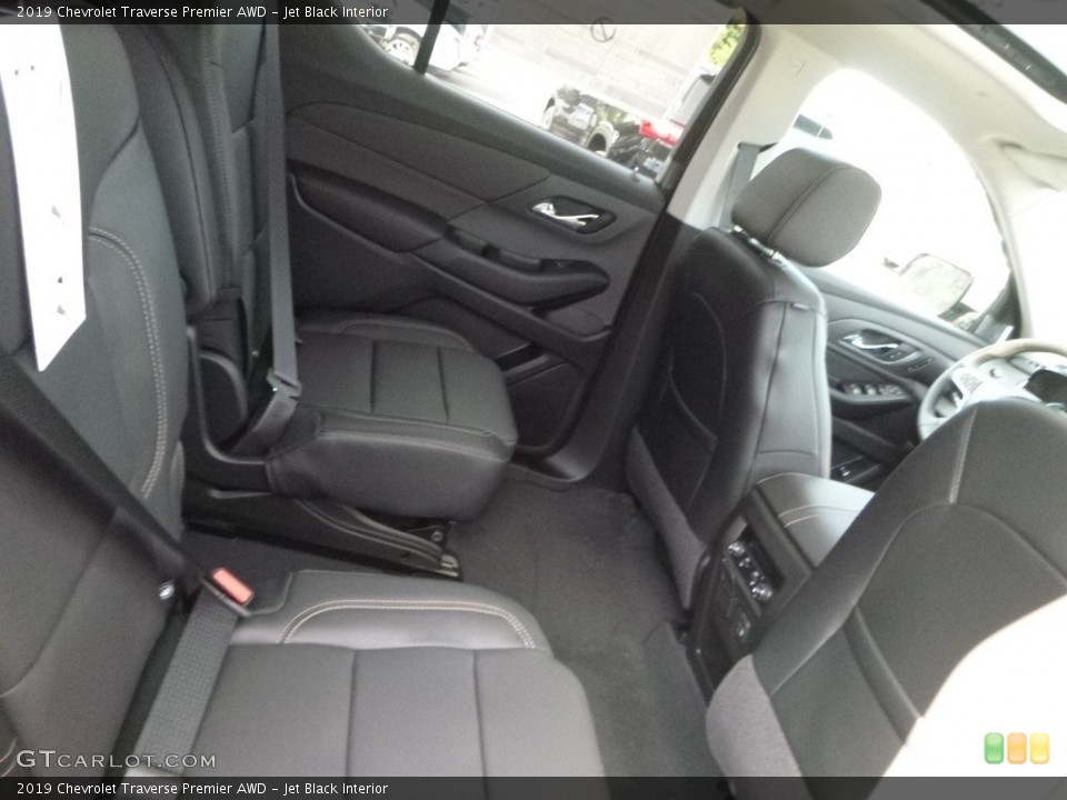 Jet Black Interior Rear Seat for the 2019 Chevrolet Traverse Premier AWD #128228402
