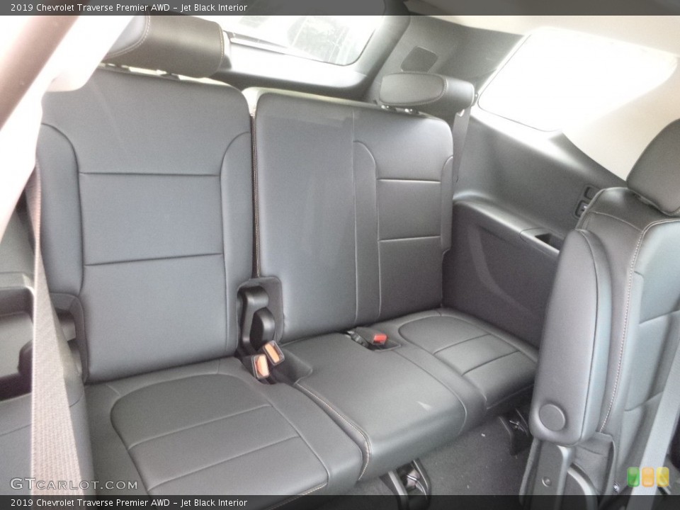 Jet Black Interior Rear Seat for the 2019 Chevrolet Traverse Premier AWD #128228435
