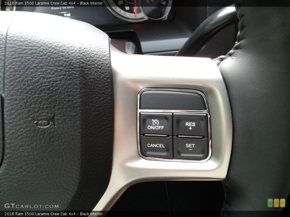 Black Interior Controls for the 2018 Ram 3500 Laramie Crew Cab 4x4 #128230325