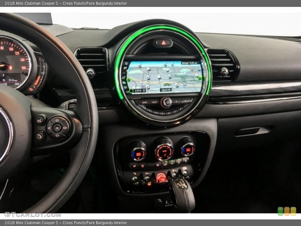 Cross Punch/Pure Burgundy Interior Navigation for the 2018 Mini Clubman Cooper S #128251199