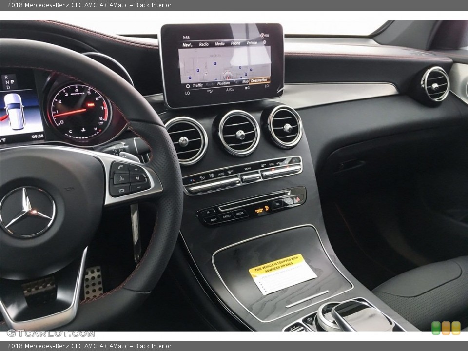 Black Interior Controls for the 2018 Mercedes-Benz GLC AMG 43 4Matic #128260550