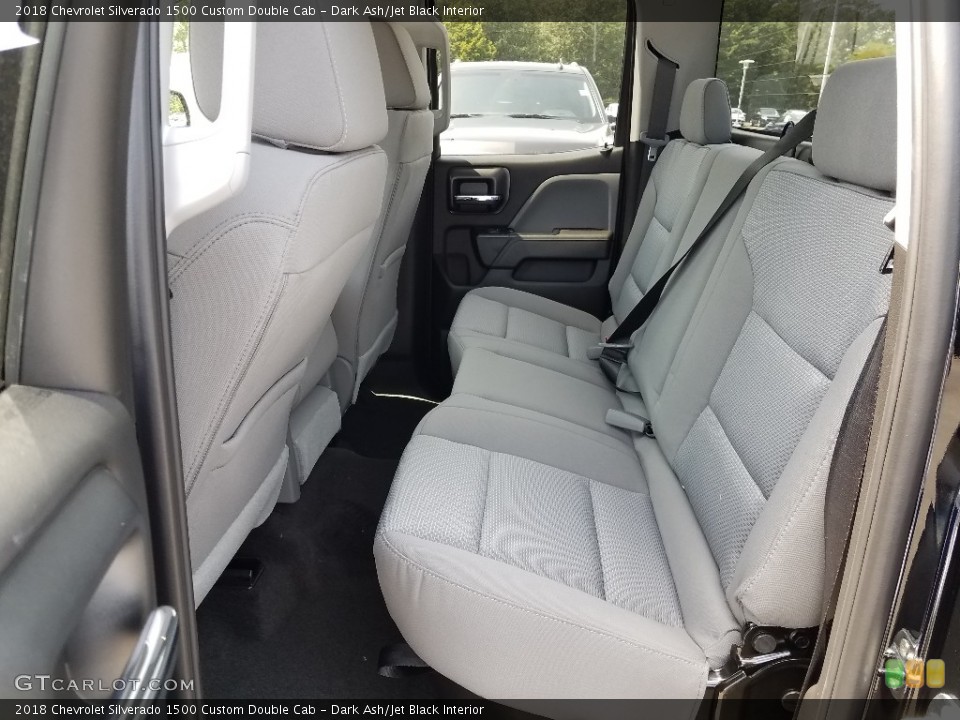 Dark Ash/Jet Black Interior Rear Seat for the 2018 Chevrolet Silverado 1500 Custom Double Cab #128276668