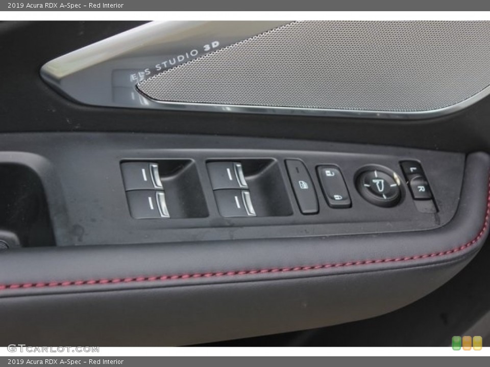 Red Interior Controls for the 2019 Acura RDX A-Spec #128283634