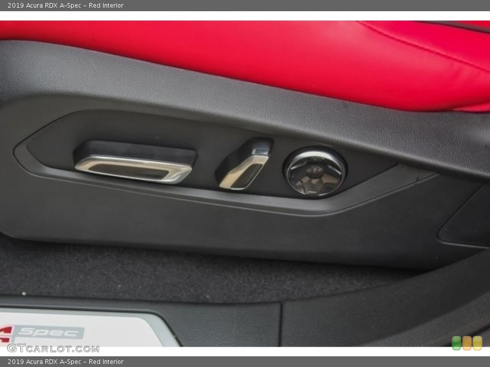 Red Interior Controls for the 2019 Acura RDX A-Spec #128283649