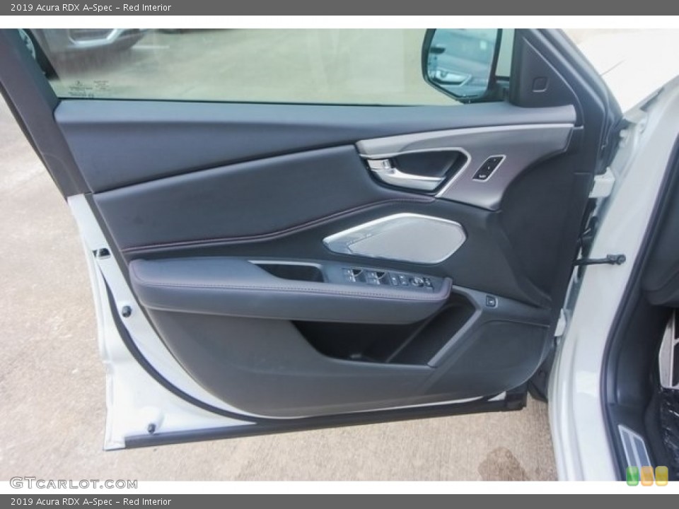 Red Interior Door Panel for the 2019 Acura RDX A-Spec #128283655