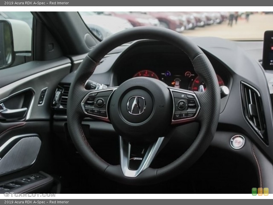 Red Interior Steering Wheel for the 2019 Acura RDX A-Spec #128283754