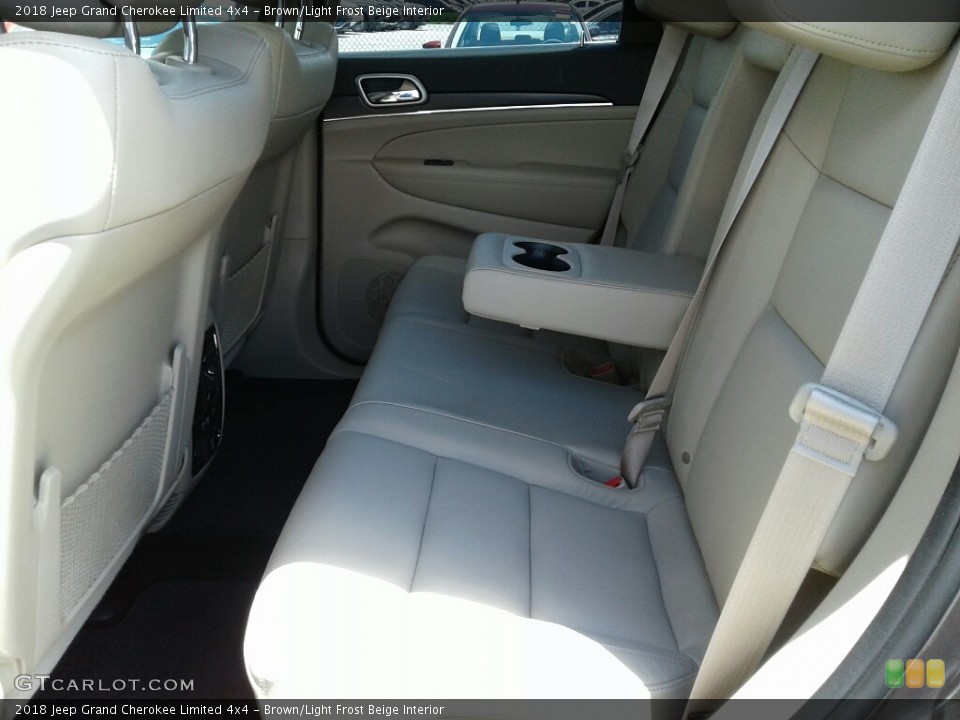 Brown/Light Frost Beige Interior Rear Seat for the 2018 Jeep Grand Cherokee Limited 4x4 #128286943