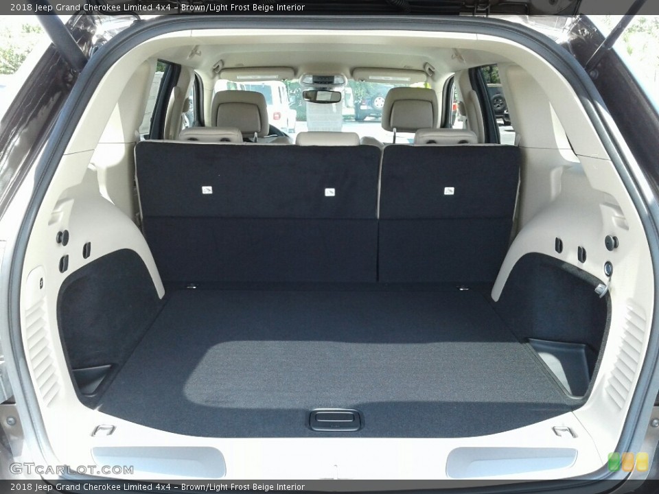 Brown/Light Frost Beige Interior Trunk for the 2018 Jeep Grand Cherokee Limited 4x4 #128287150