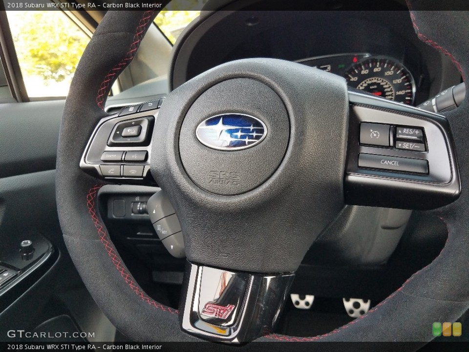 Carbon Black Interior Steering Wheel for the 2018 Subaru WRX STI Type RA #128288566