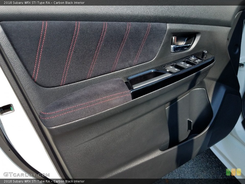 Carbon Black Interior Door Panel for the 2018 Subaru WRX STI Type RA #128288620