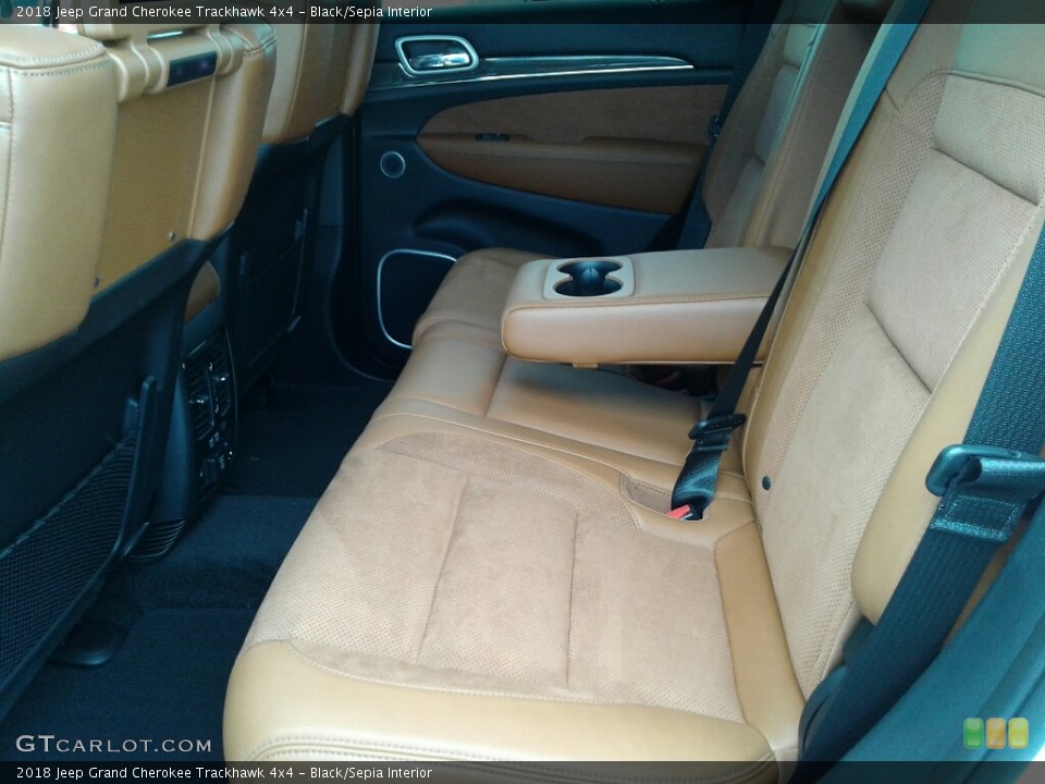 Black/Sepia Interior Rear Seat for the 2018 Jeep Grand Cherokee Trackhawk 4x4 #128293102