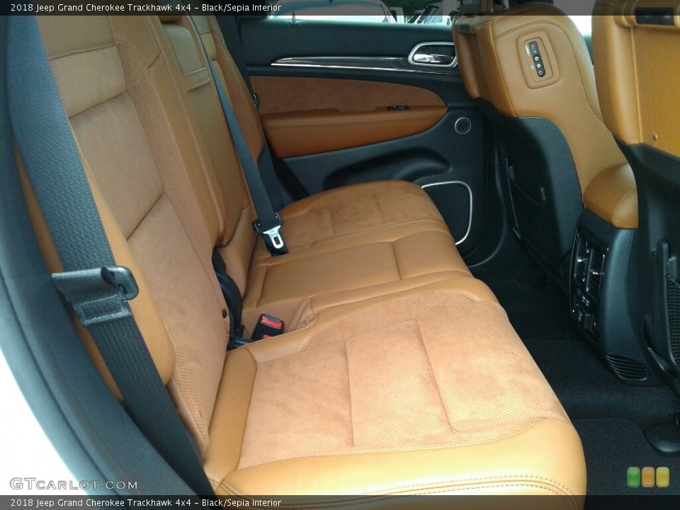 Black/Sepia Interior Rear Seat for the 2018 Jeep Grand Cherokee Trackhawk 4x4 #128293132