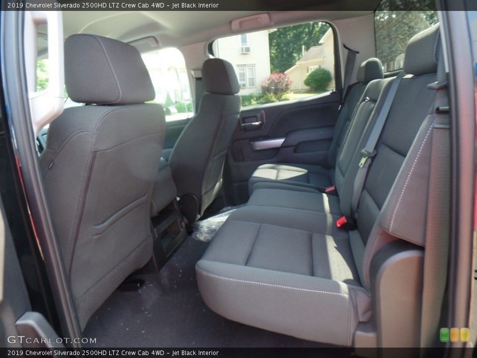 Jet Black Interior Rear Seat for the 2019 Chevrolet Silverado 2500HD LTZ Crew Cab 4WD #128301490