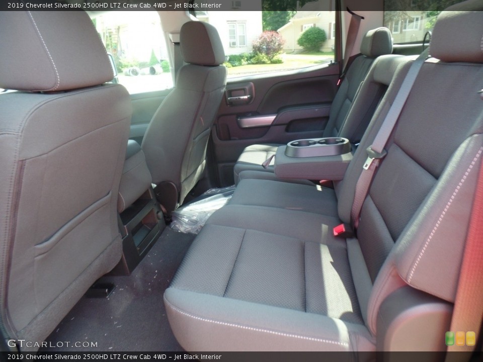 Jet Black Interior Rear Seat for the 2019 Chevrolet Silverado 2500HD LTZ Crew Cab 4WD #128301526
