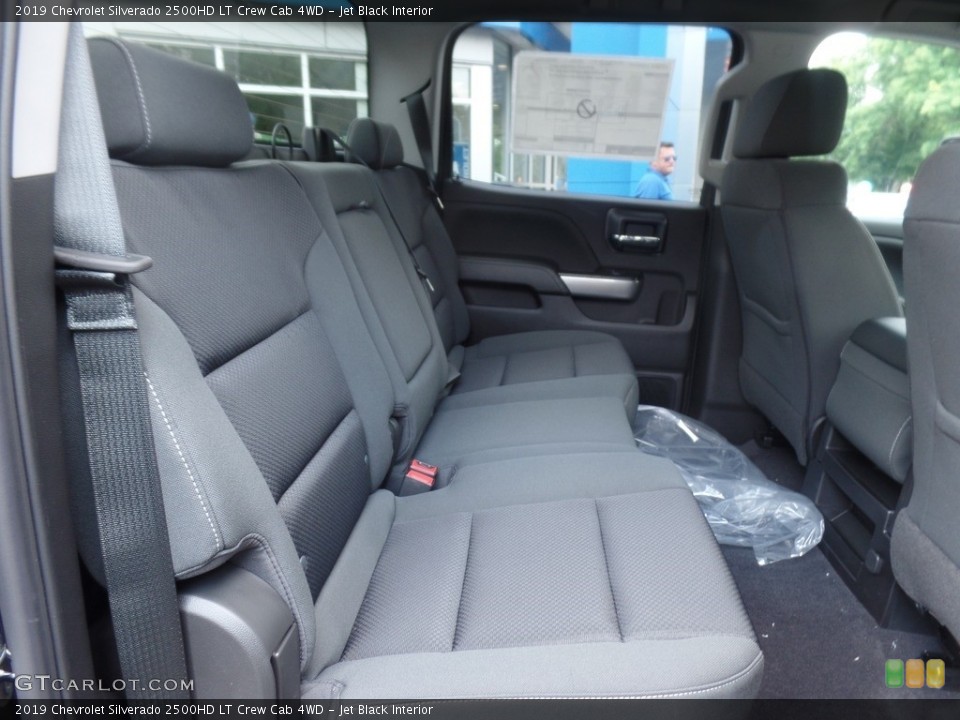Jet Black Interior Rear Seat for the 2019 Chevrolet Silverado 2500HD LT Crew Cab 4WD #128302237