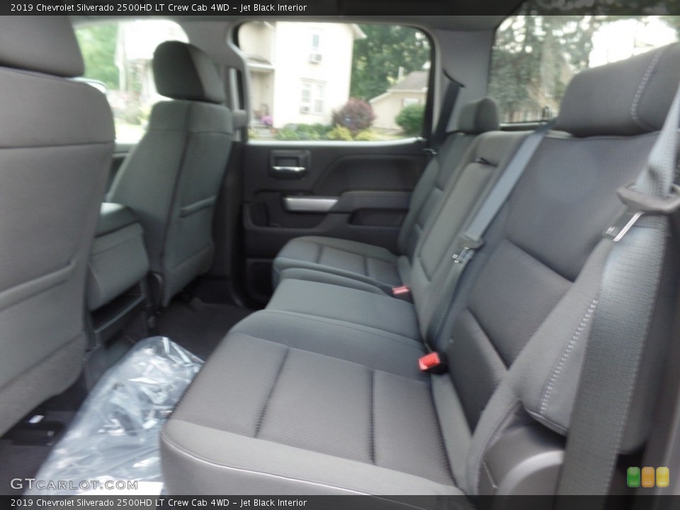 Jet Black Interior Rear Seat for the 2019 Chevrolet Silverado 2500HD LT Crew Cab 4WD #128302276