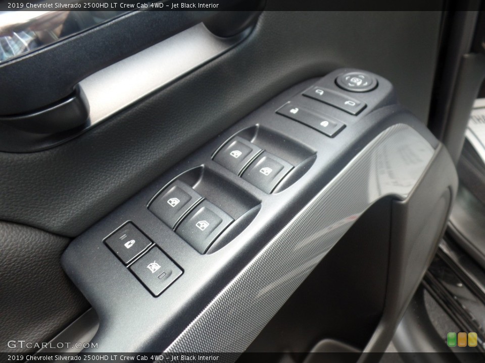 Jet Black Interior Controls for the 2019 Chevrolet Silverado 2500HD LT Crew Cab 4WD #128302333