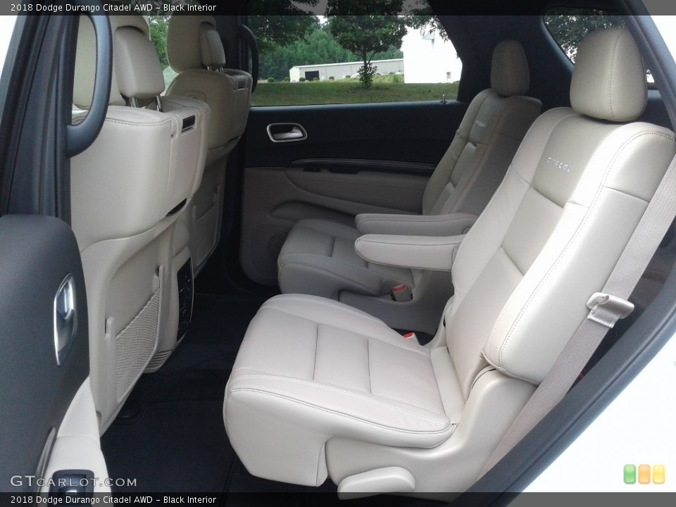 Black Interior Rear Seat for the 2018 Dodge Durango Citadel AWD #128317888