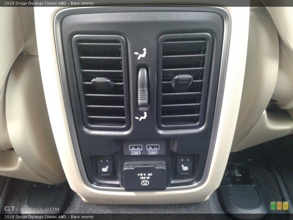 Black Interior Controls for the 2018 Dodge Durango Citadel AWD #128317918
